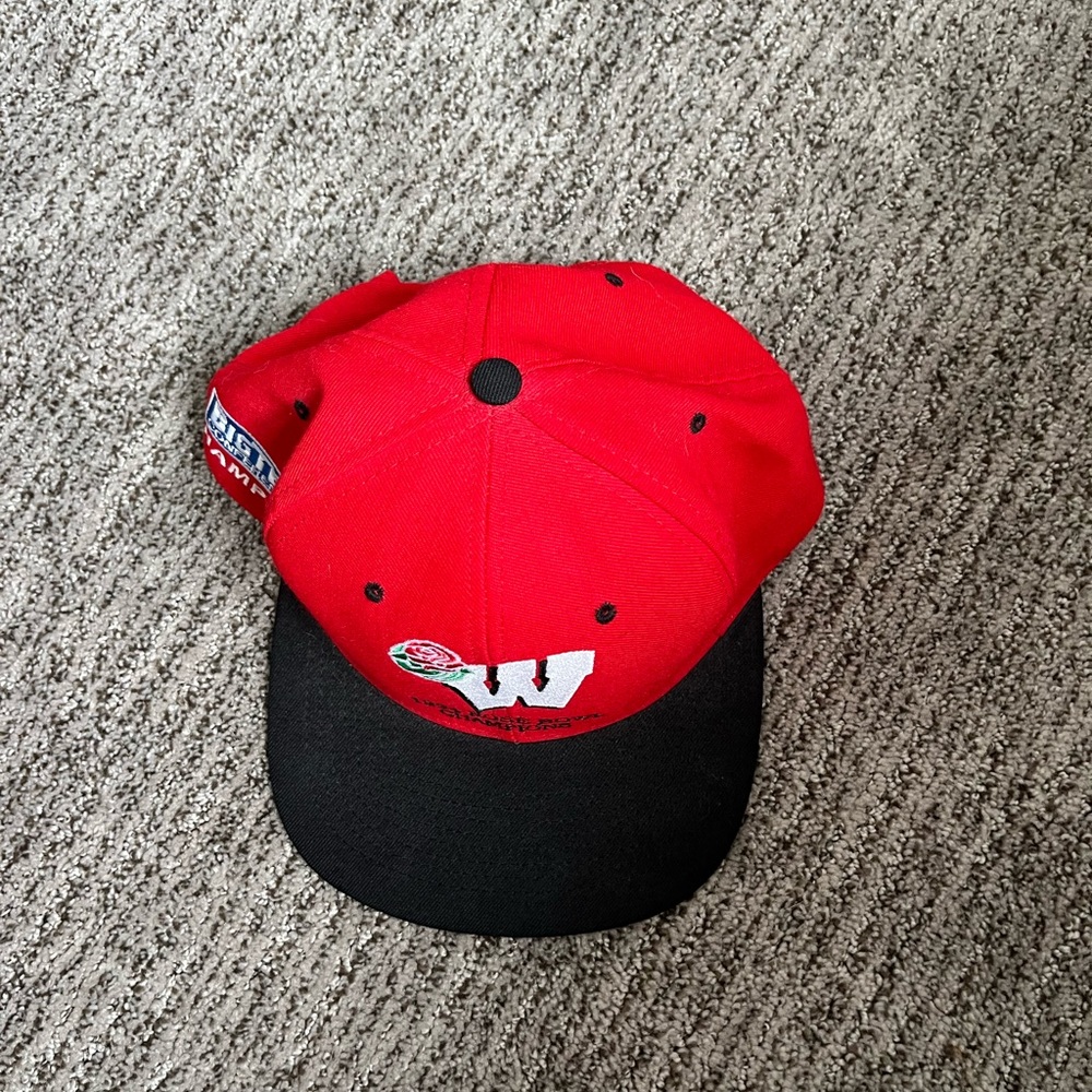 Retro 1994 Nutmeg Wisconsin Rose Bowl Championship Hat - Picture 3 of 6